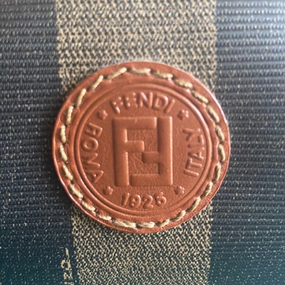 Sold elsewhere - Fendi Mini Pequin Boston Bag Brown Handles - Picture 5 of 16